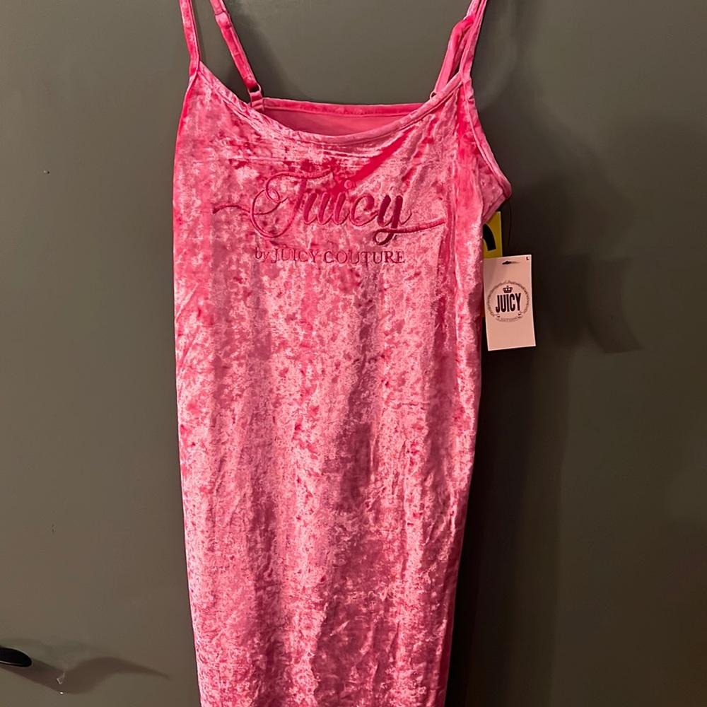 pink juicy couture velour dress